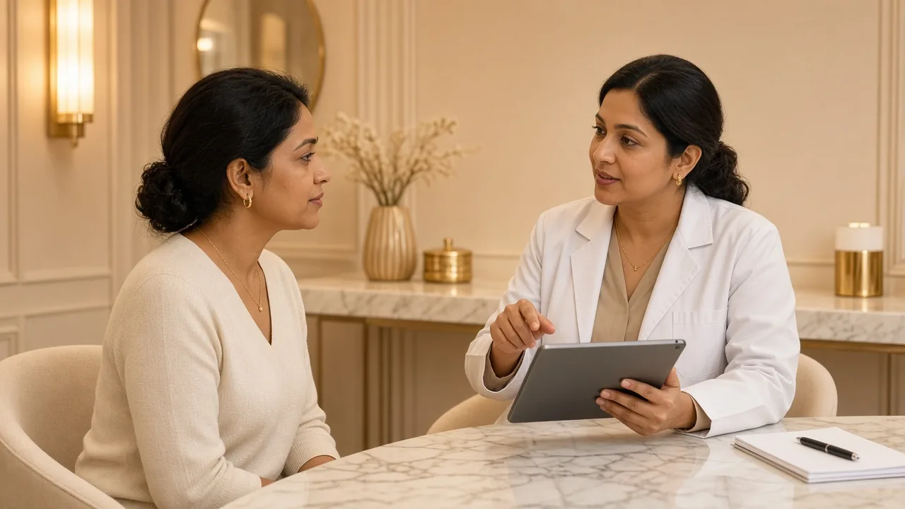 Filler versus thread lift comparison by Dr Divya Banswada, Dermatologist in Kokapet, Hyderabad