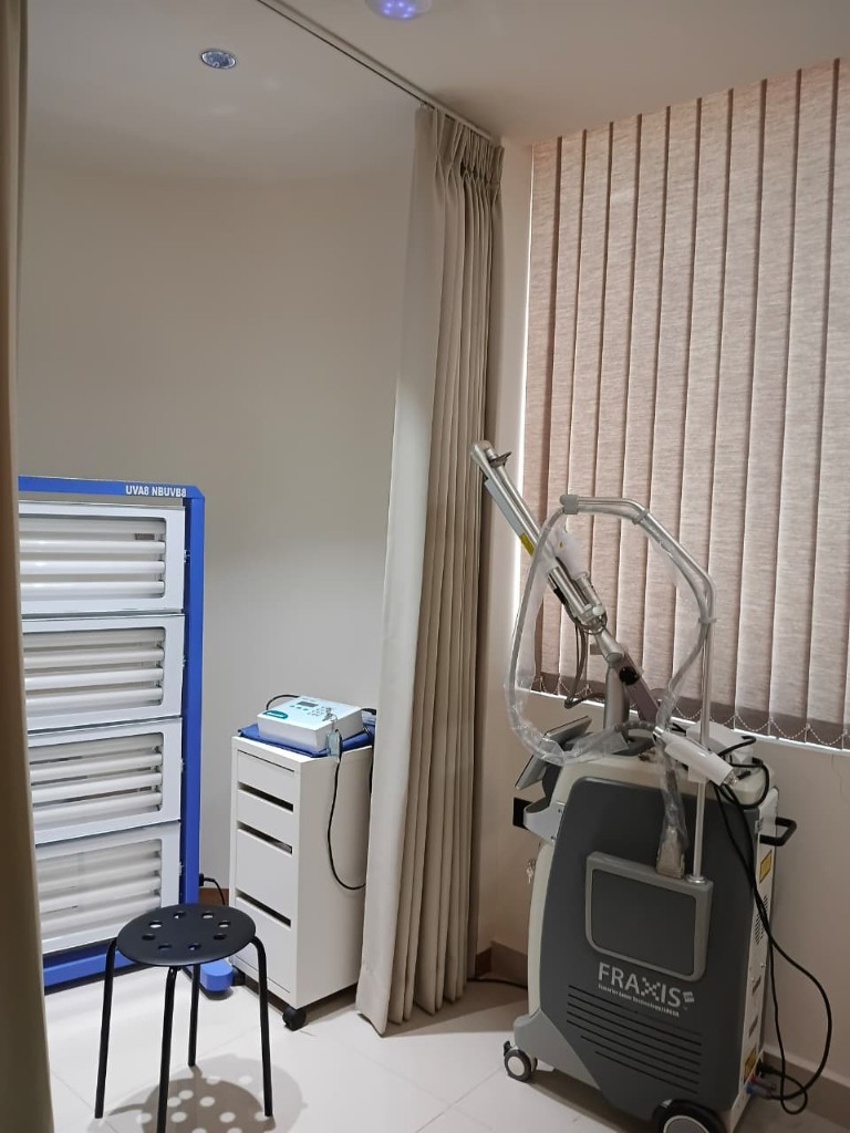 Fractional CO2 laser room at Skin N U Clinics, Kokapet